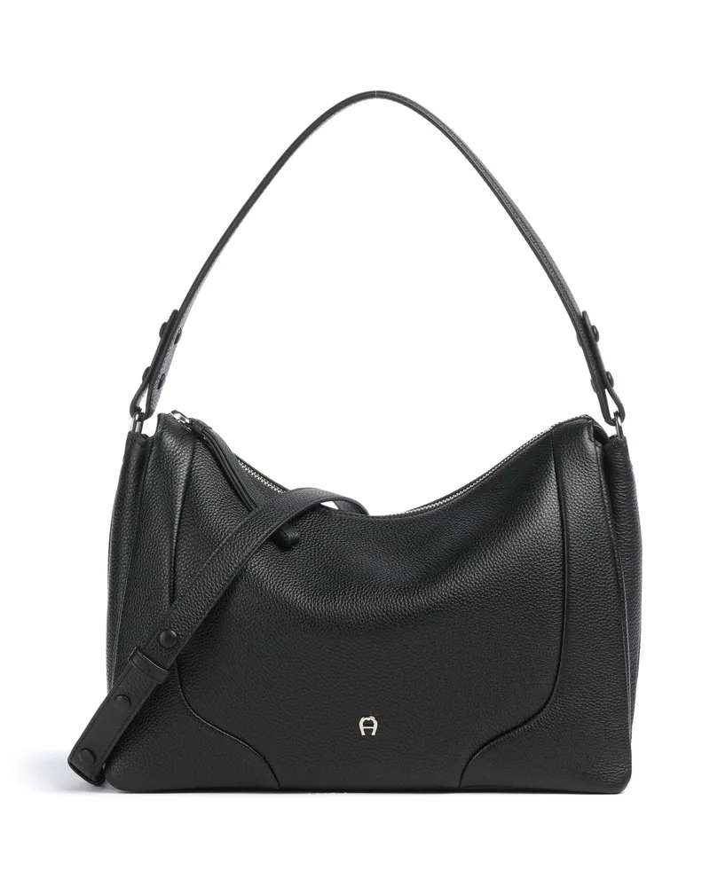 Aigner Beuteltasche Mara M in schwarz Schwarz