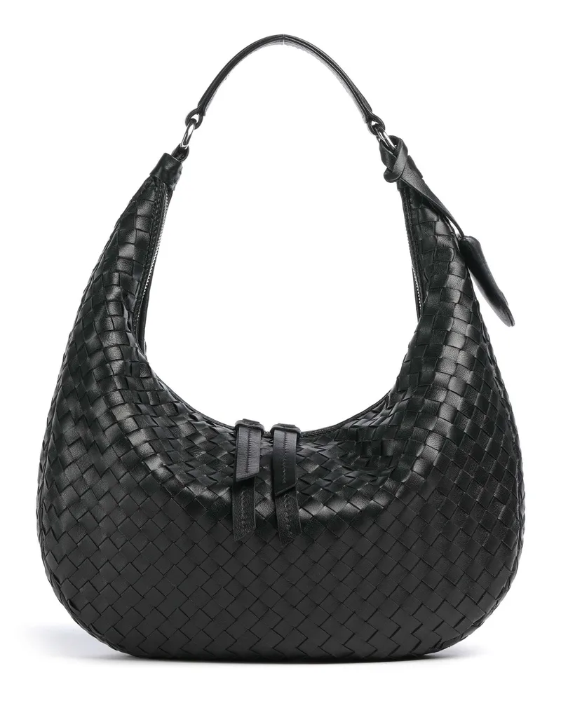 Abro Beuteltasche Piuma Nana Small in schwarz Schwarz
