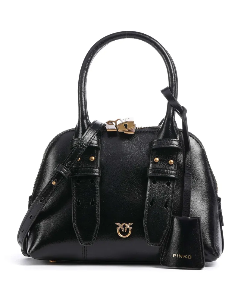 Pinko Handtasche Bowling Mini in schwarz Schwarz