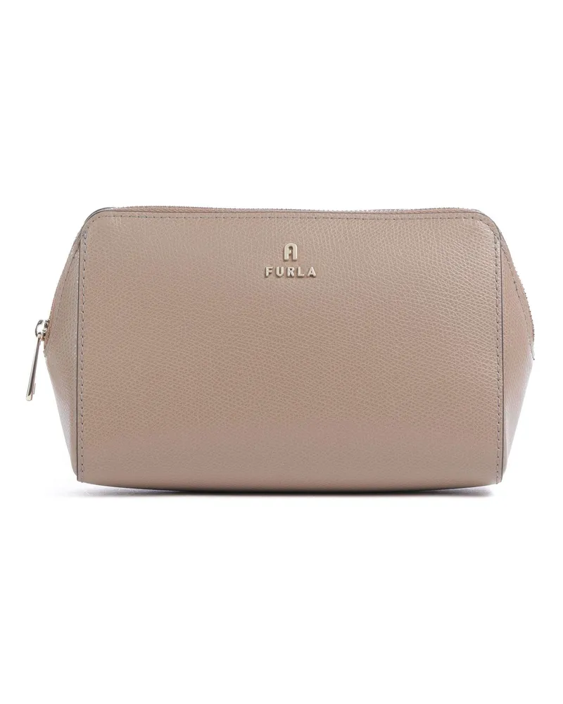 Furla Kosmetiktasche Camelia L in grau Grau