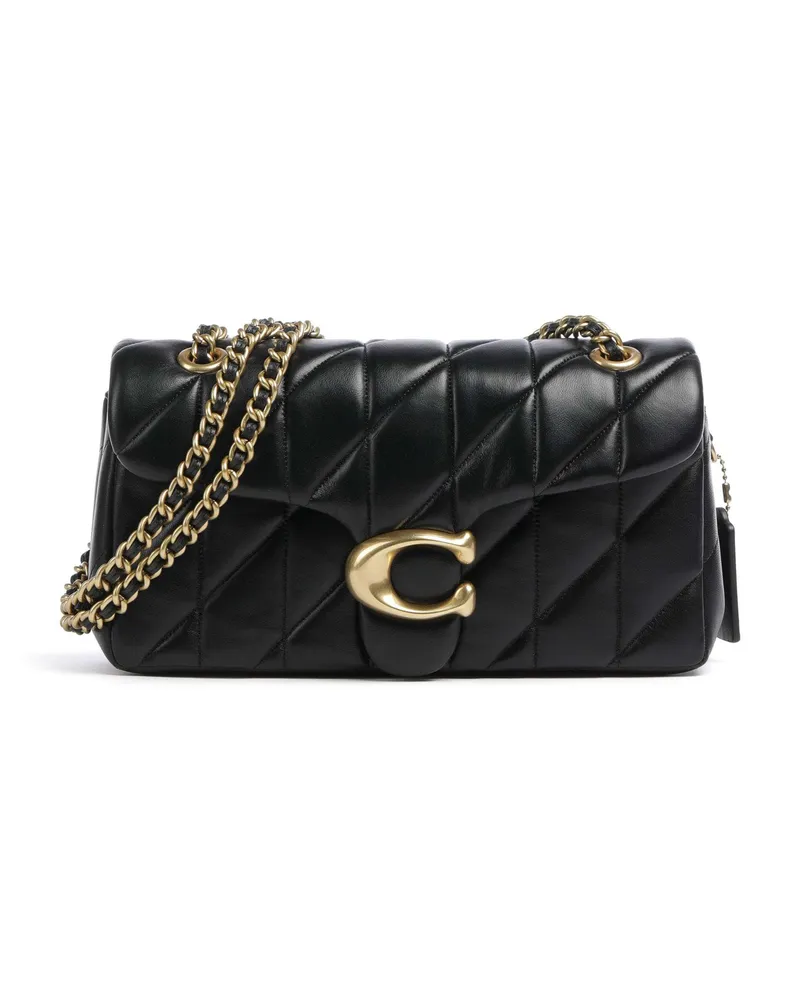 Coach Schultertasche Tabby Quilted 26 in schwarz Schwarz