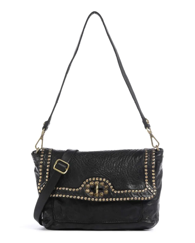 Campomaggi Schultertasche in schwarz Schwarz