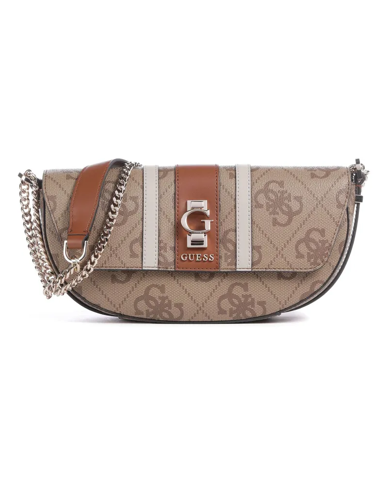 Guess Schultertasche Erenia in braun Braun