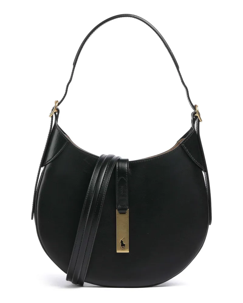 Ralph Lauren Schultertasche ID Collection Small in schwarz Schwarz