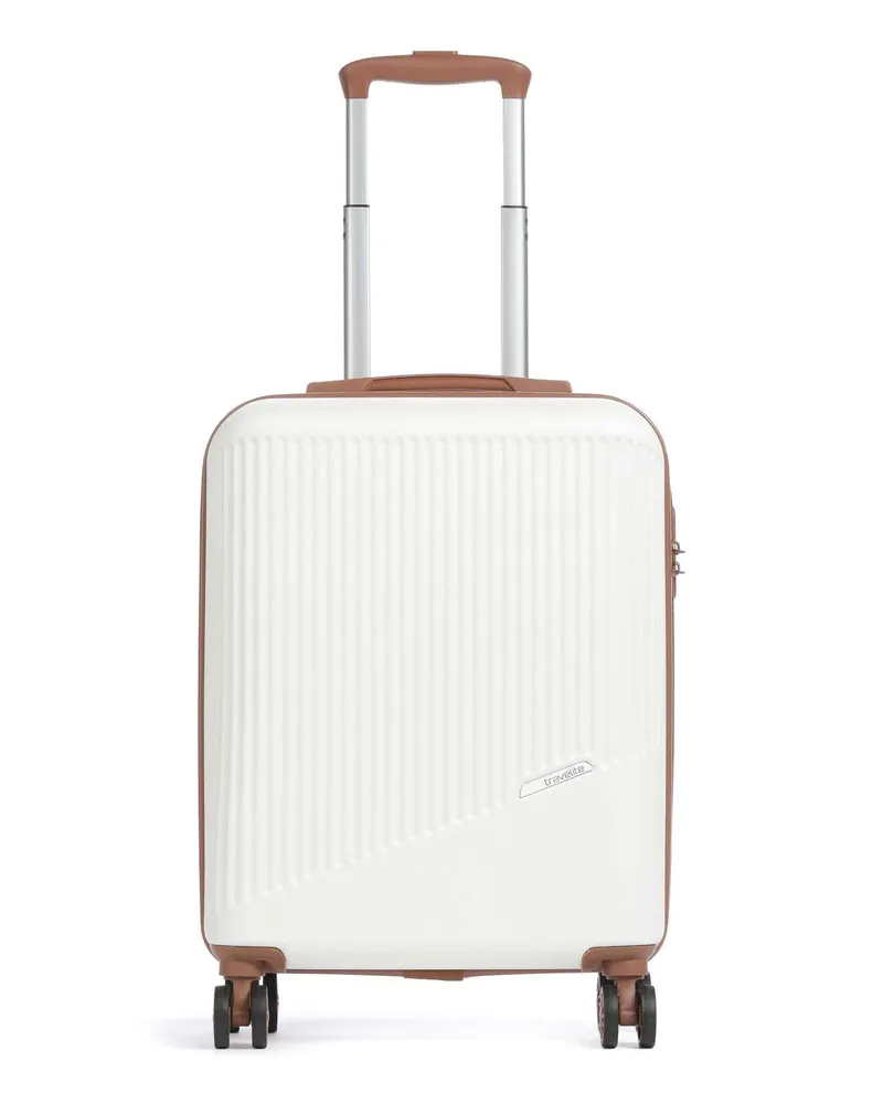 Travelite 4-Rollen Trolley Bali in weiß Weiß