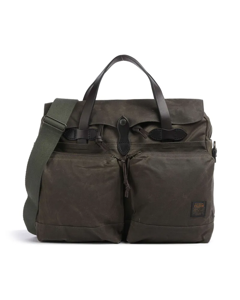 Filson Aktentasche Tin Cloth 24 Hour in grün Grün