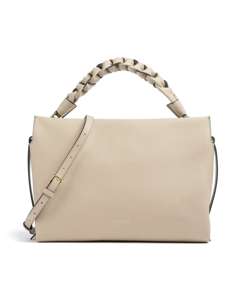 Coccinelle Handtasche Boheme Grana Double in beige Beige