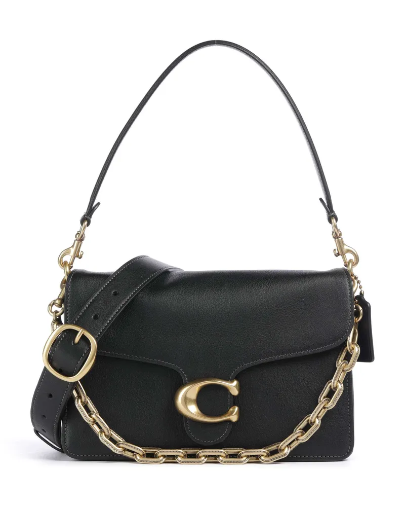 Coach Schultertasche Tabby Soft Chain in schwarz Schwarz