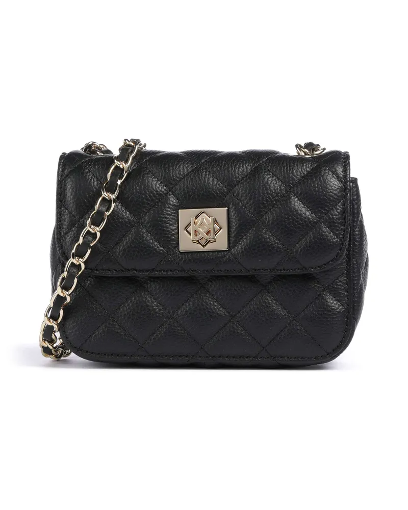 Kazar Schultertasche Vidia XS in schwarz Schwarz