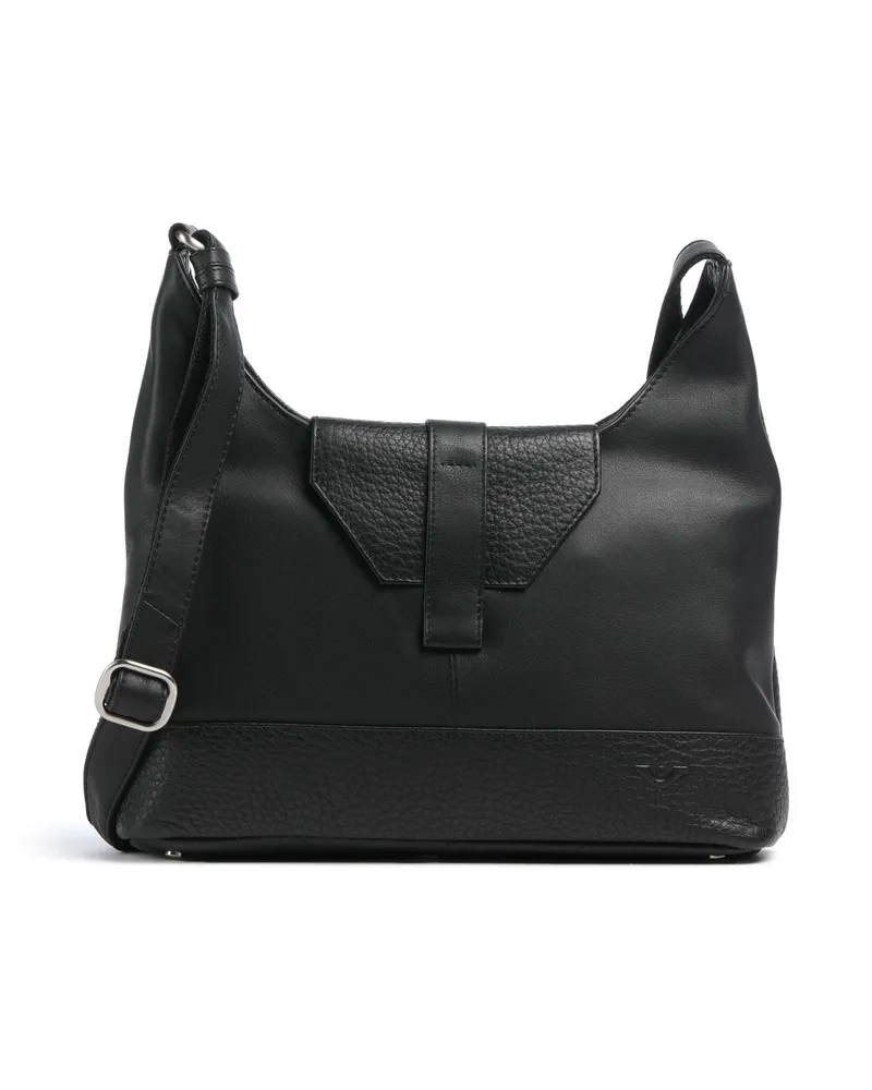 Voi Umhängetasche Boston in schwarz Schwarz