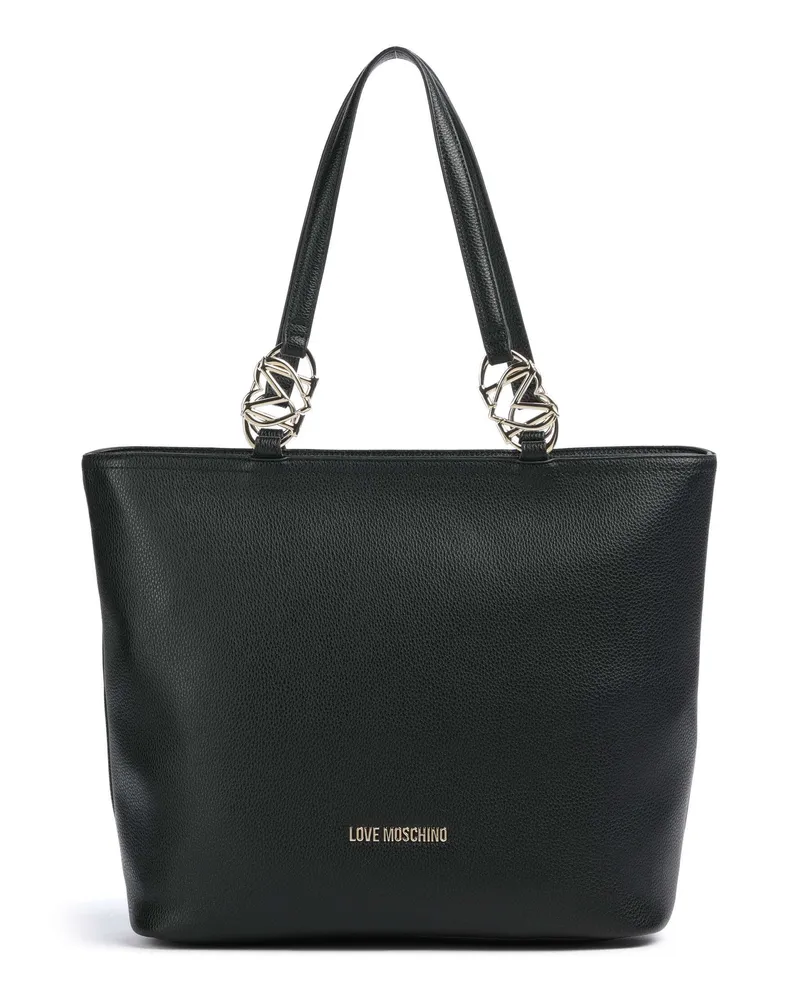 Moschino Shopper Jewel in schwarz Schwarz