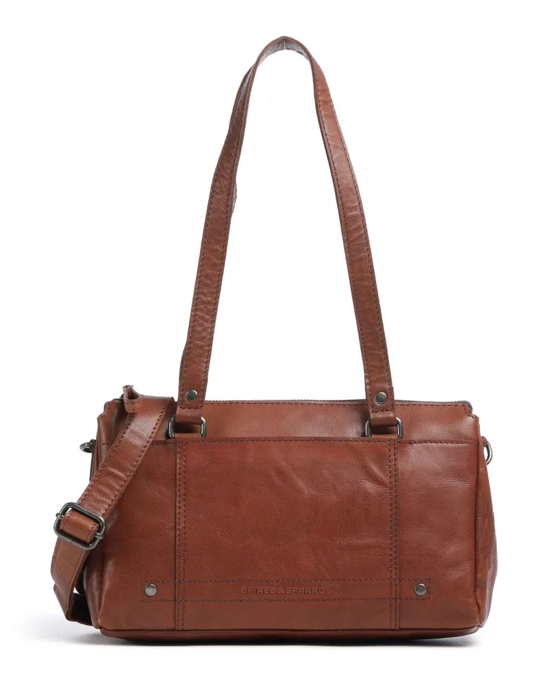 Spikes & Sparrow Schultertasche Bronco Jeannine in braun Braun