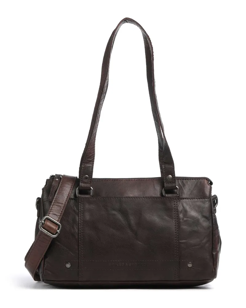 Spikes & Sparrow Schultertasche Bronco Jeannine in braun Braun