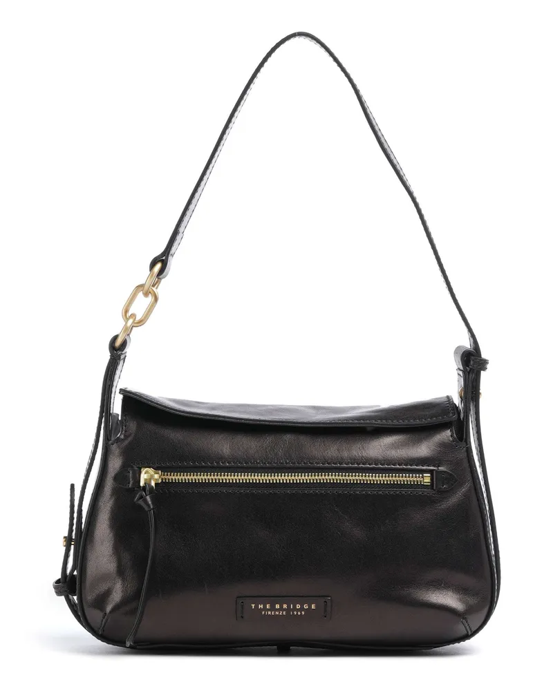 The Bridge Schultertasche Ingrid in schwarz Schwarz