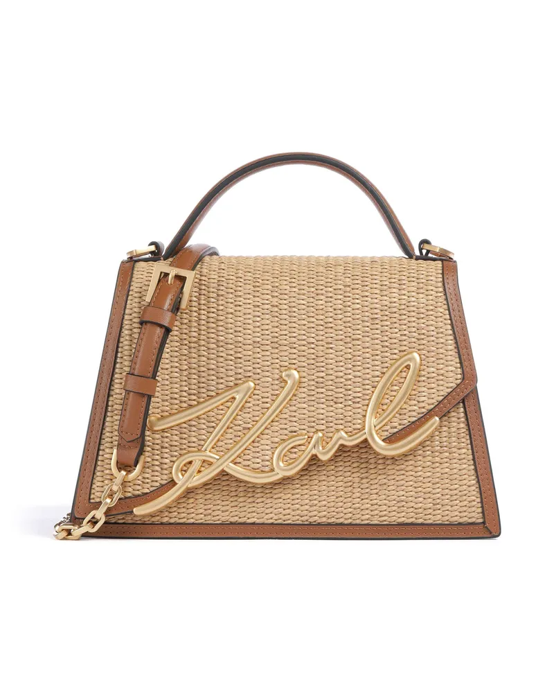 Karl Lagerfeld Handtasche K/Signature 2.0 in beige Beige