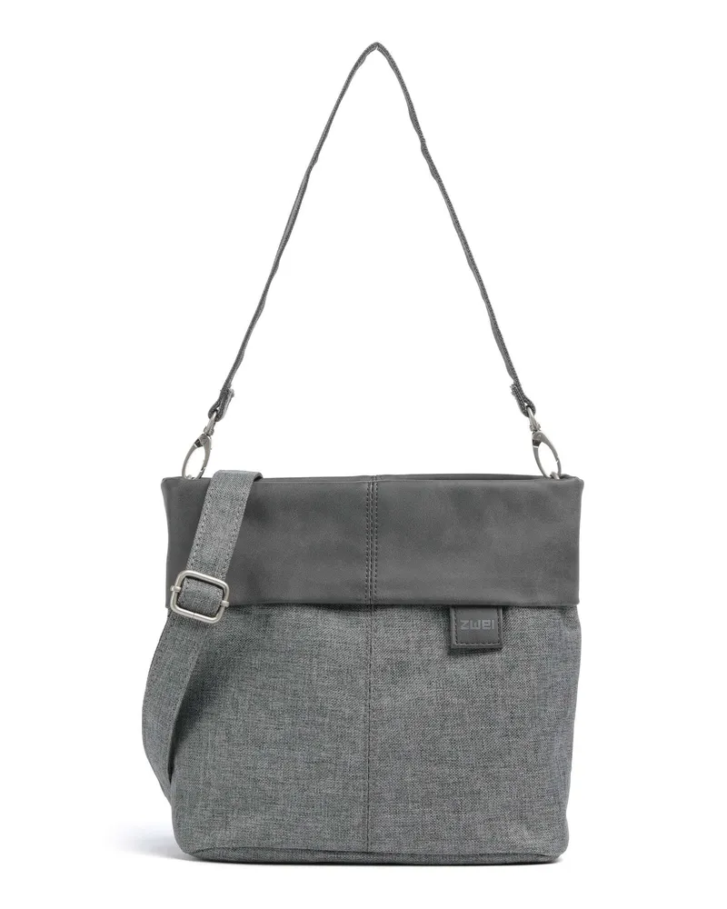 Zwei Schultertasche Olli OT8 in grau Grau