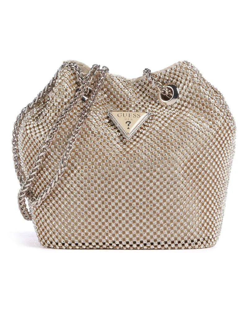Guess Schultertasche Zalina in gold Gold