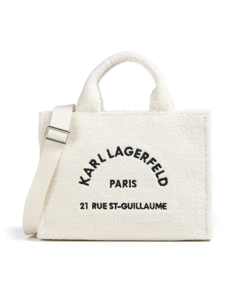 Karl Lagerfeld Handtasche K/Rue St Guillaume Medium in elfenbein Beige