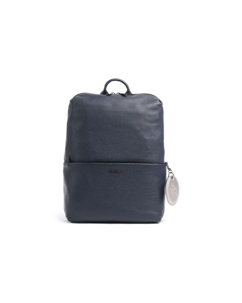 Mandarina Duck Mellow Leather Rucksack navy Blau
