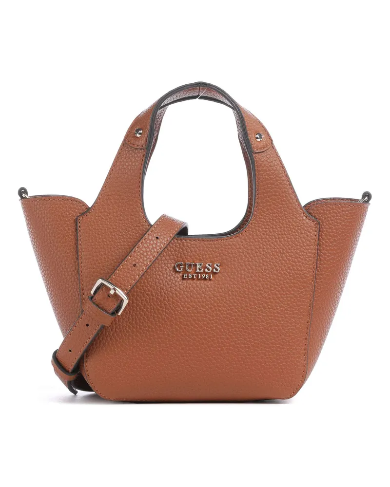 Guess Handtasche Calista Mini in braun Braun
