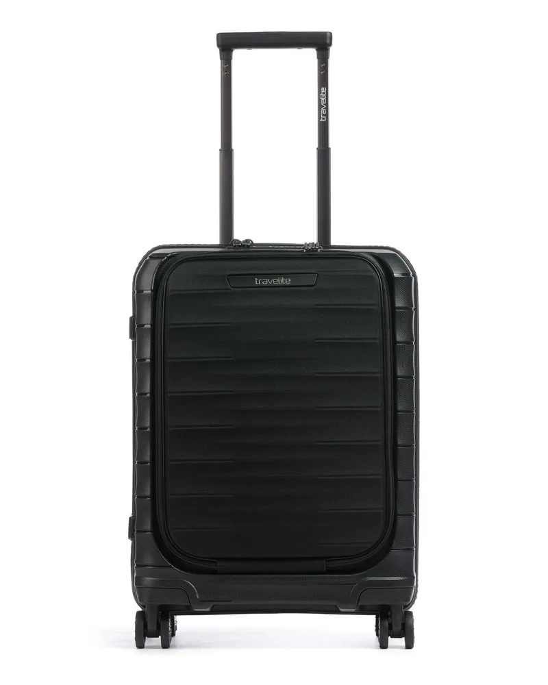 Travelite 4-Rollen Trolley Mooby Vorta in schwarz Schwarz