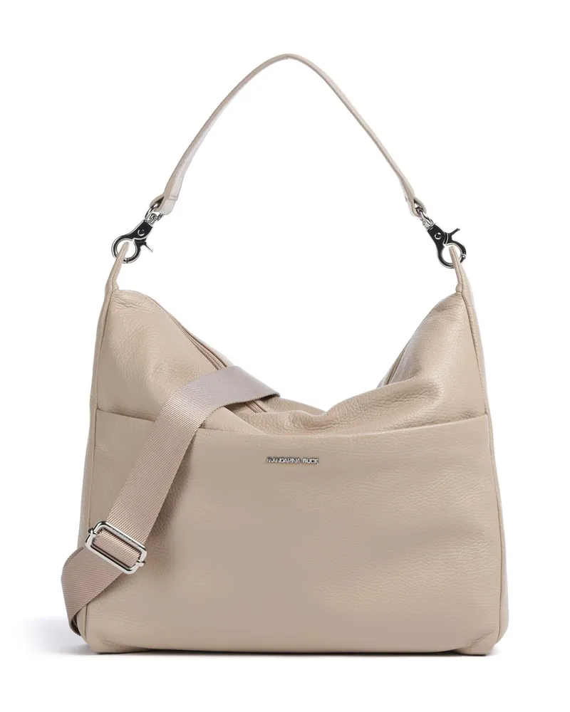 Mandarina Duck Beuteltasche Mellow Leather in grau Grau