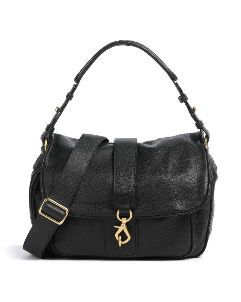 Abro Beuteltasche Dalia Star Saddle in schwarz Schwarz