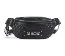 Gürteltasche Quilted in schwarz