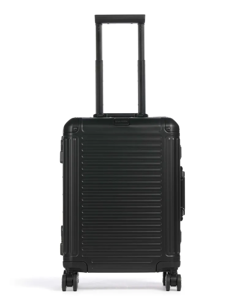 Travelite 4-Rollen Trolley Next in schwarz Schwarz