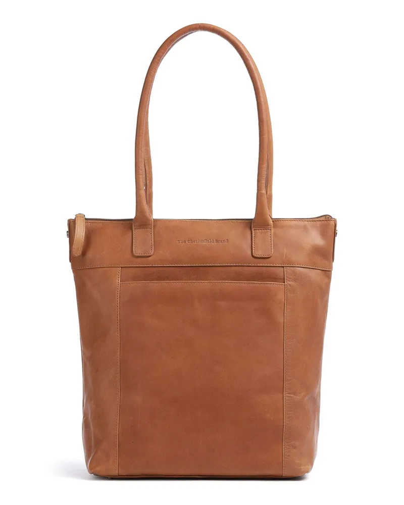 The Chesterfield Brand Shopper Cow Wax Pull Up Altona in braun Braun