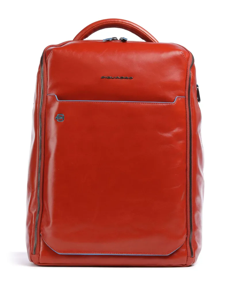 Piquadro Rucksack Blue Square in orange Orange