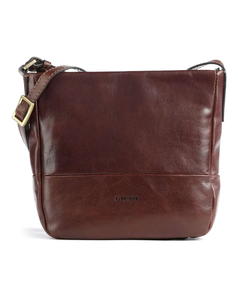 Giudi Umhängetasche Belgium Tracollina in braun Braun