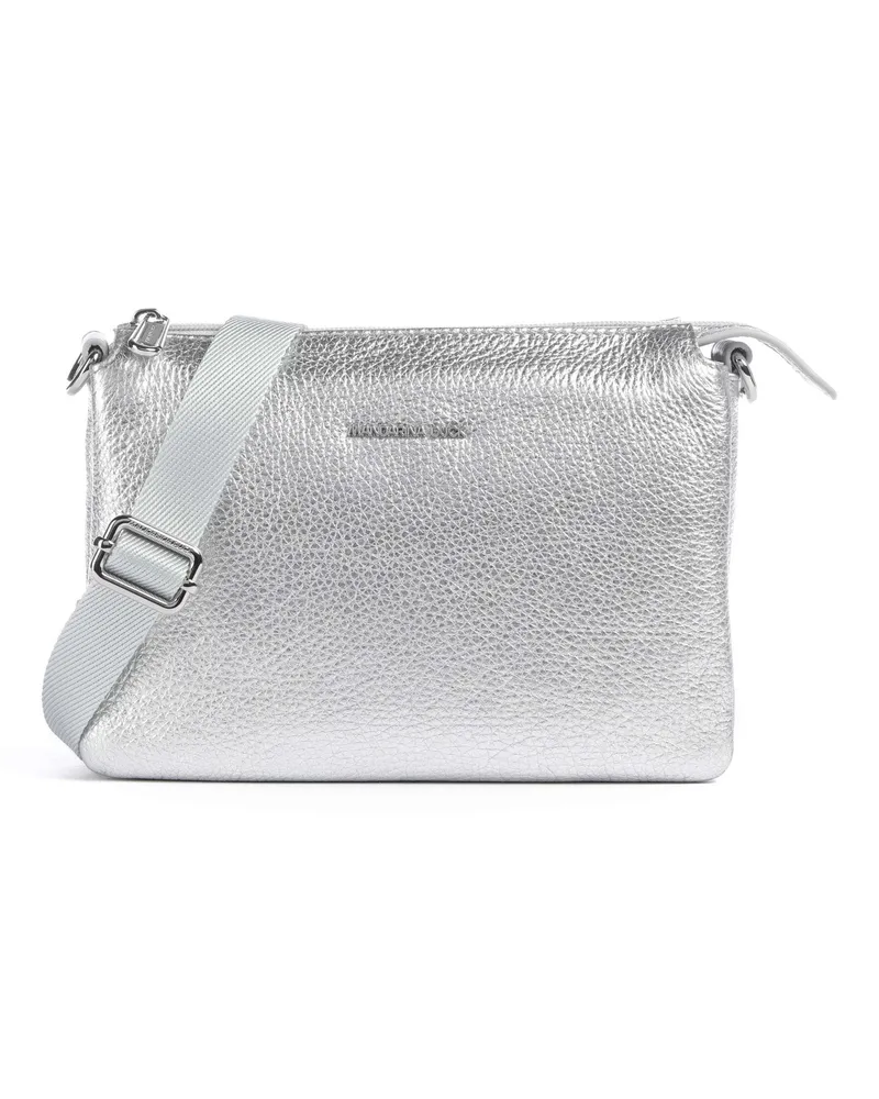 Mandarina Duck Umhängetasche Mellow Metal in silber Silber