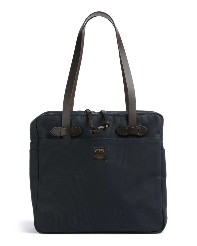 Filson Shopper Luggage Twill in blau Blau