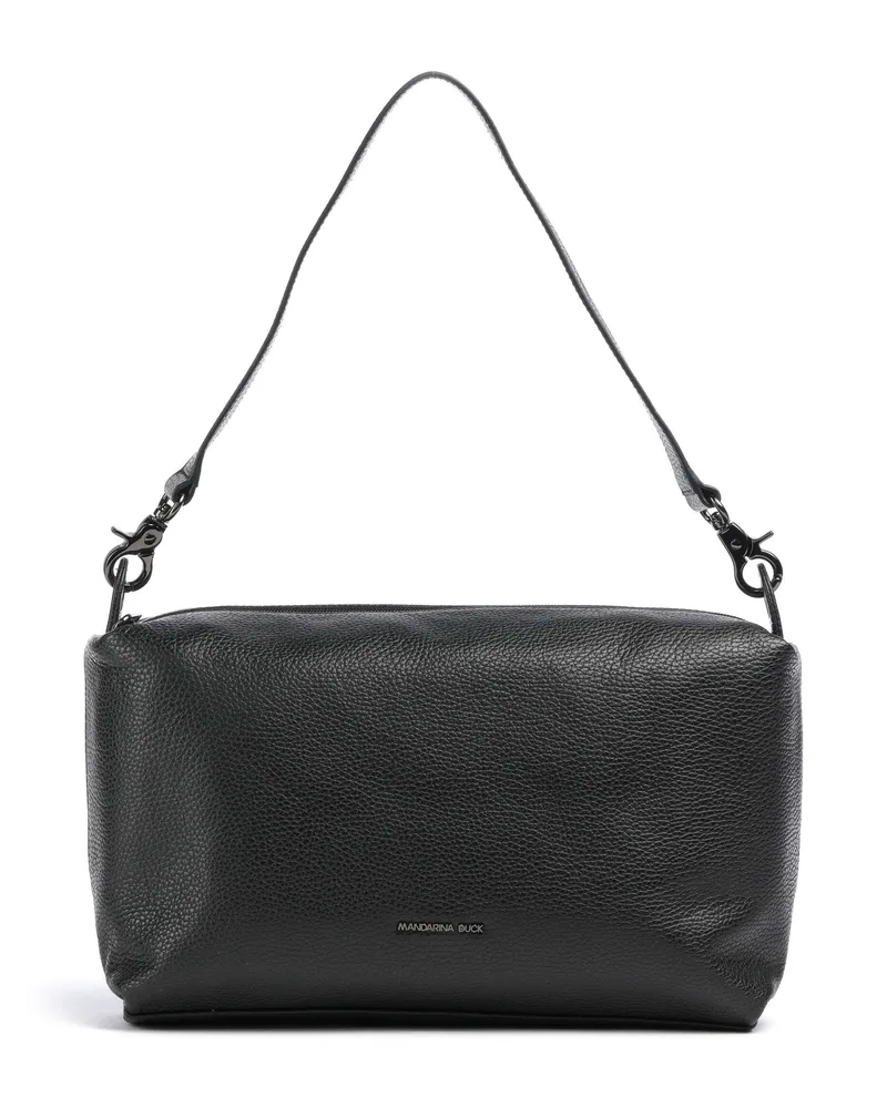 Mandarina Duck Schultertasche Mellow Leather in schwarz Schwarz