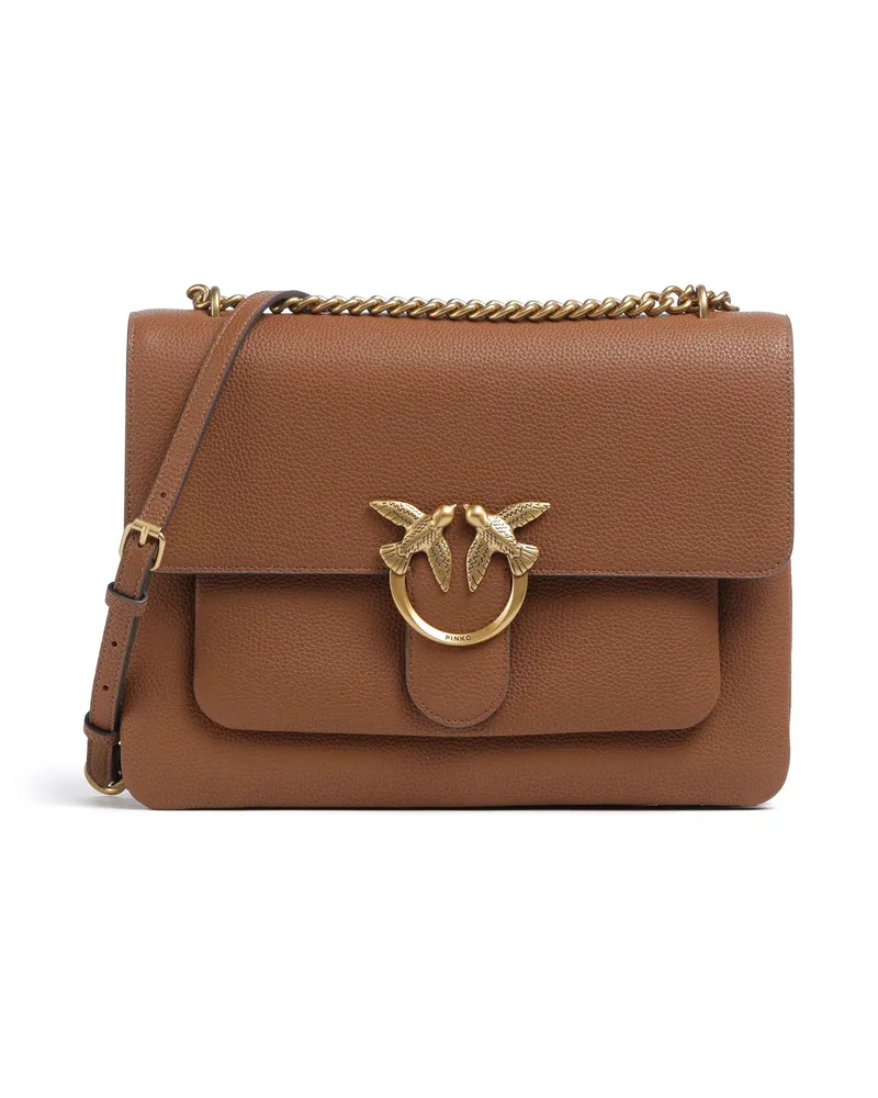 Pinko Schultertasche Love Soft Big in braun Braun