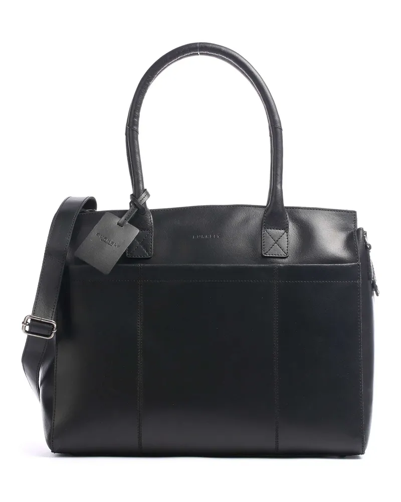 Burkely Shopper Vintage Doris in schwarz Schwarz