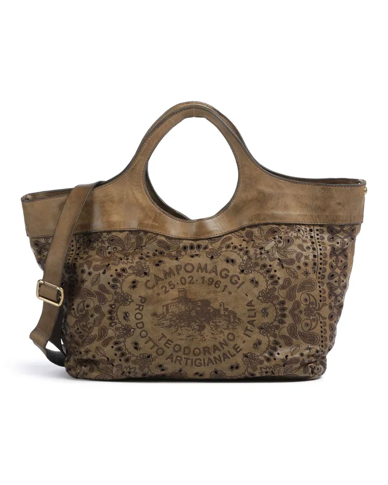 Campomaggi Shopper in oliv Oliv