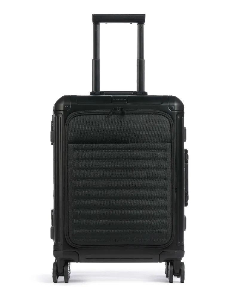 Travelite 4-Rollen Trolley Next in schwarz Schwarz