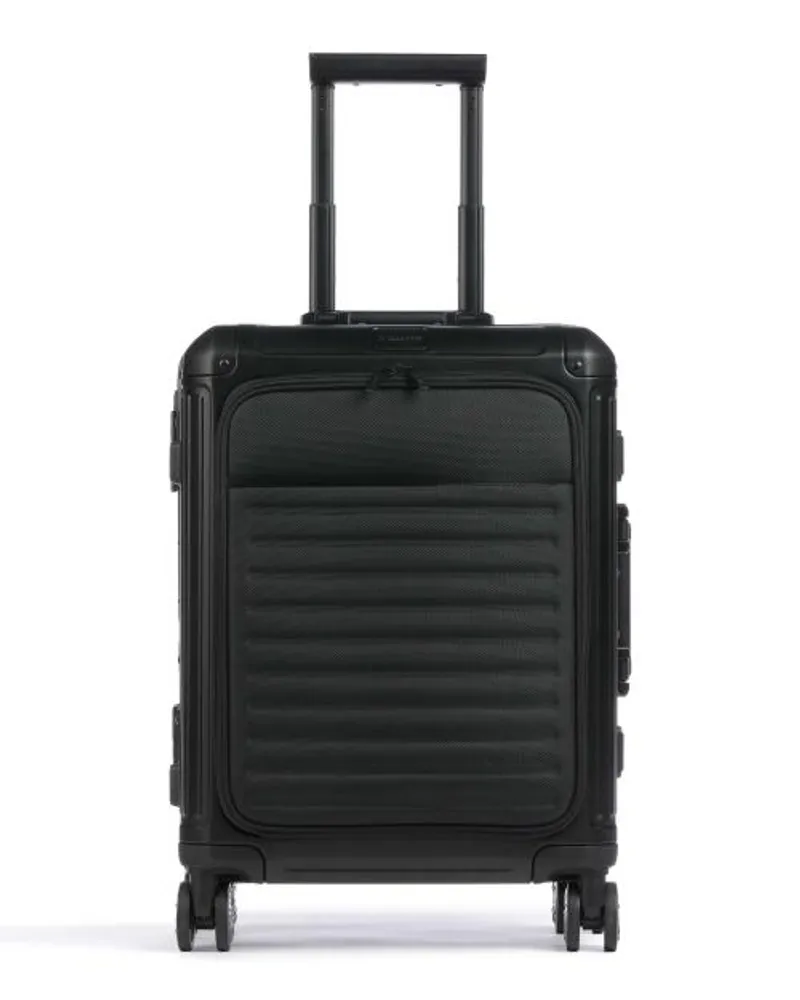 Travelite Next 4-Rollen Trolley schwarz Schwarz