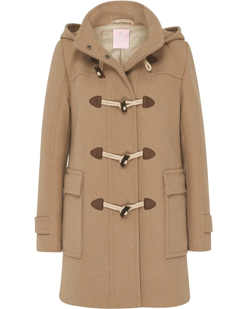 Brigitte von Schönfels Dufflecoat Beige