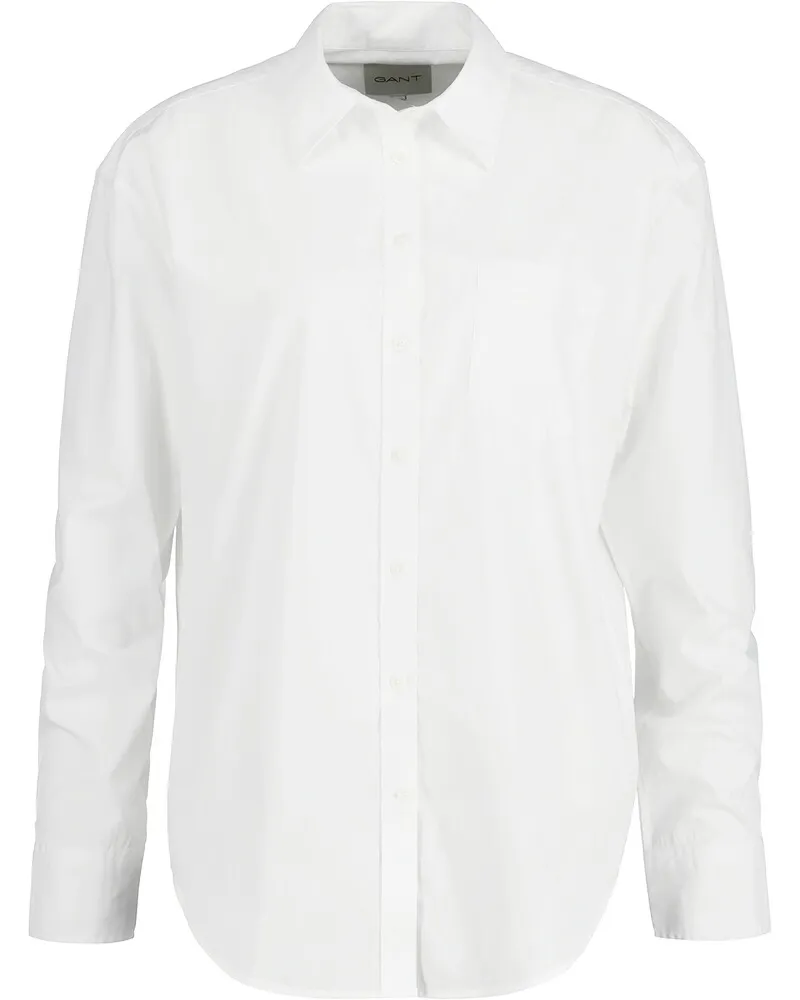 Gant Popeline-Hemdbluse Weiß