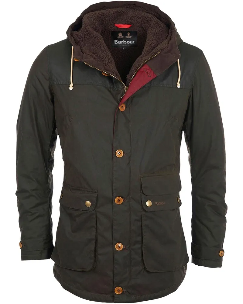 Barbour Wachsparka Game Parka Wax Olive