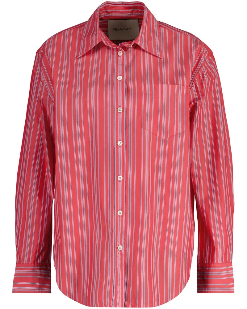 Gant Popeline-Bluse Rot