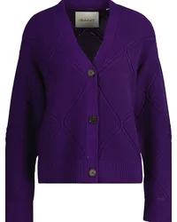 Gant V-Cardigan Lila