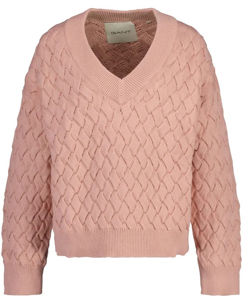 Gant V-Pullover Rose