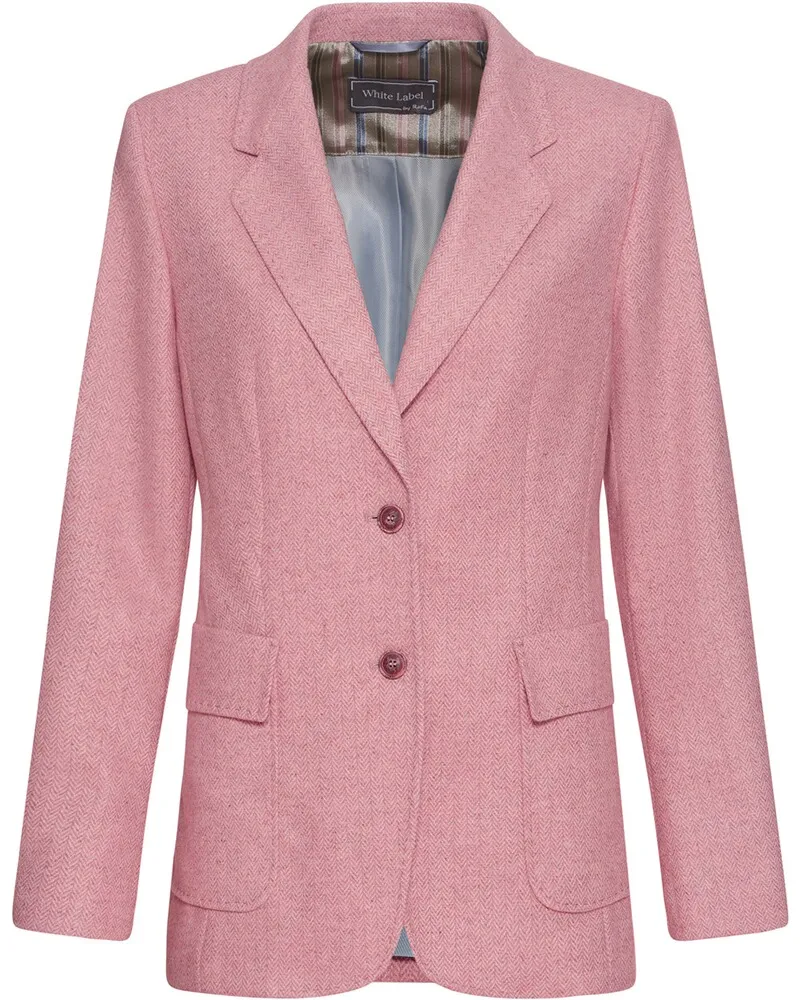 White Label Fischgrat-Blazer Rose