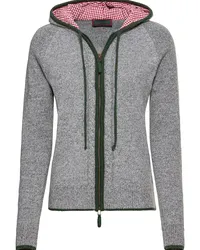 Reitmayer Strickjacke mit Kapuze Grau