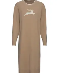 Reitmayer Strickkleid mit Hirsch Beige