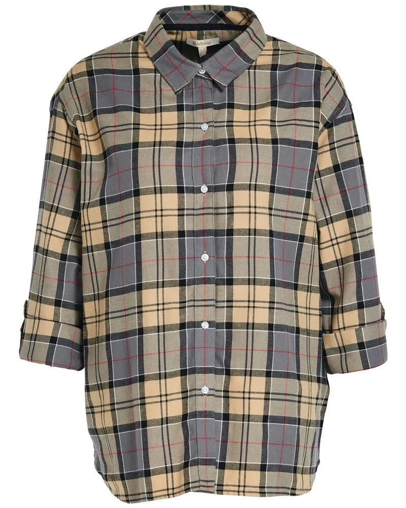 Barbour Langarm-Karobluse Elishaw Shirt Dress